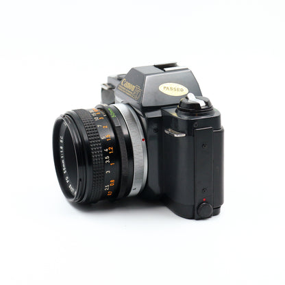 Canon T50 + FD 50mm f/1.8 S.C.