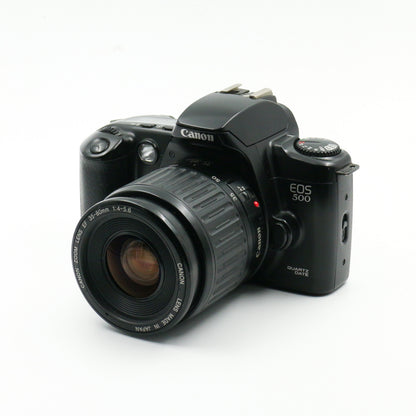Canon EOS 500 + 35–80mm f/4–5.6
